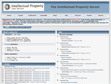 Tablet Screenshot of intelproplaw.com